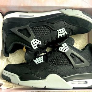 Air Jordan 4 Retro SE Black Canvas